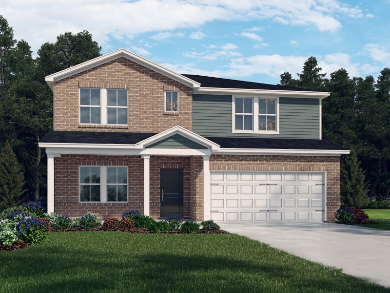 Representative exterior photo of a completed home built from the Sherwood by Meritage Homes in Woodmont, Smyrna, TN (Image 18). Representative exterior photo of a completed home built from the Sherwood by Meritage Homes in Woodmont, Smyrna, TN (Image 18).