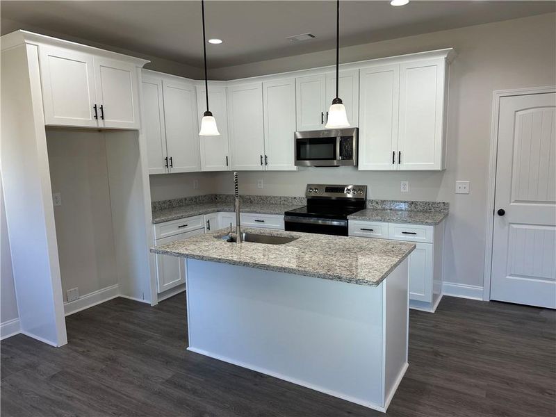 Furnished interior view inside a new home in , Toccoa (Image 7). Furnished interior view inside a new home in , Toccoa (Image 7).