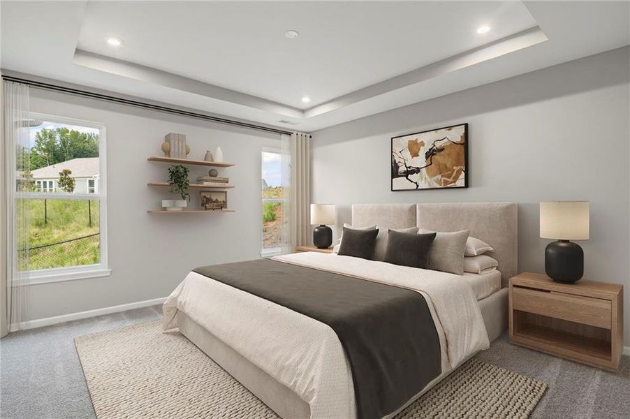 Furnished interior view inside a new home in Laurel Farms, Dallas (Image 15). Furnished interior view inside a new home in Laurel Farms, Dallas (Image 15).