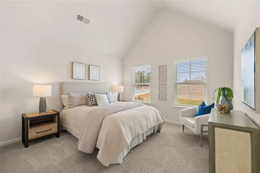 Furnished interior view inside a new home in Hillbrooke Preserve, Conyers (Image 58).