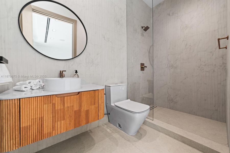 Furnished interior view inside a new home in , Miami Shores (Image 29).