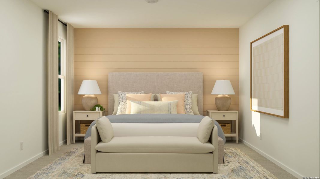 Furnished interior view inside a new home in Willow Point, San Antonio (Image 10).