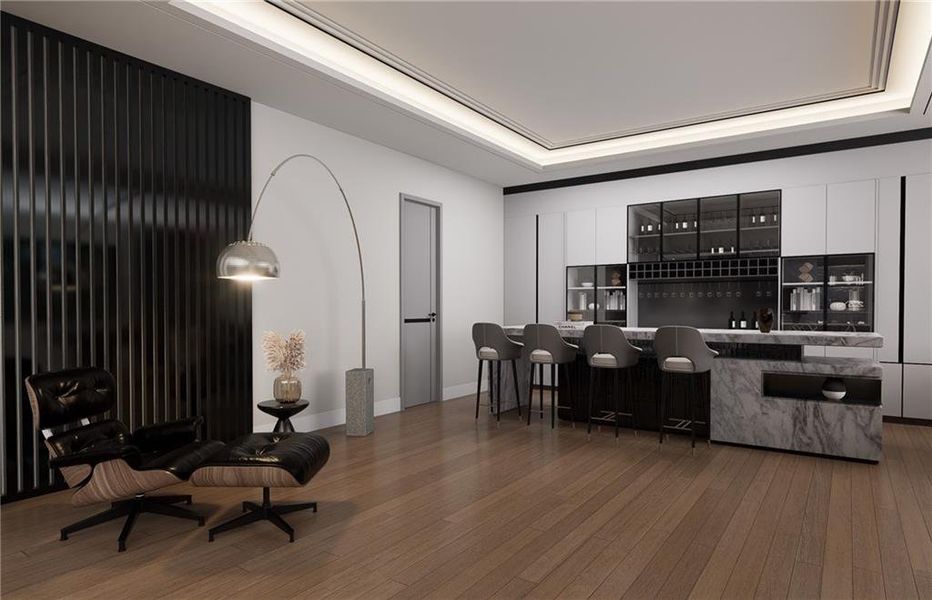 Furnished interior view inside a new home in , Fairburn (Image 23).