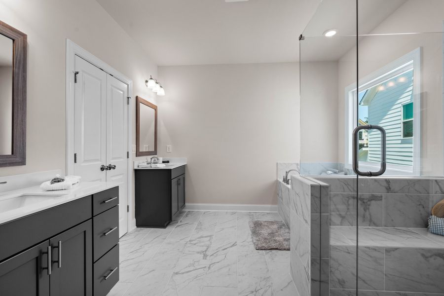 Representative furnished interior of a home built from the The Castleberry by The Providence Group in Palisades Single Family, Cumming (Image 47).