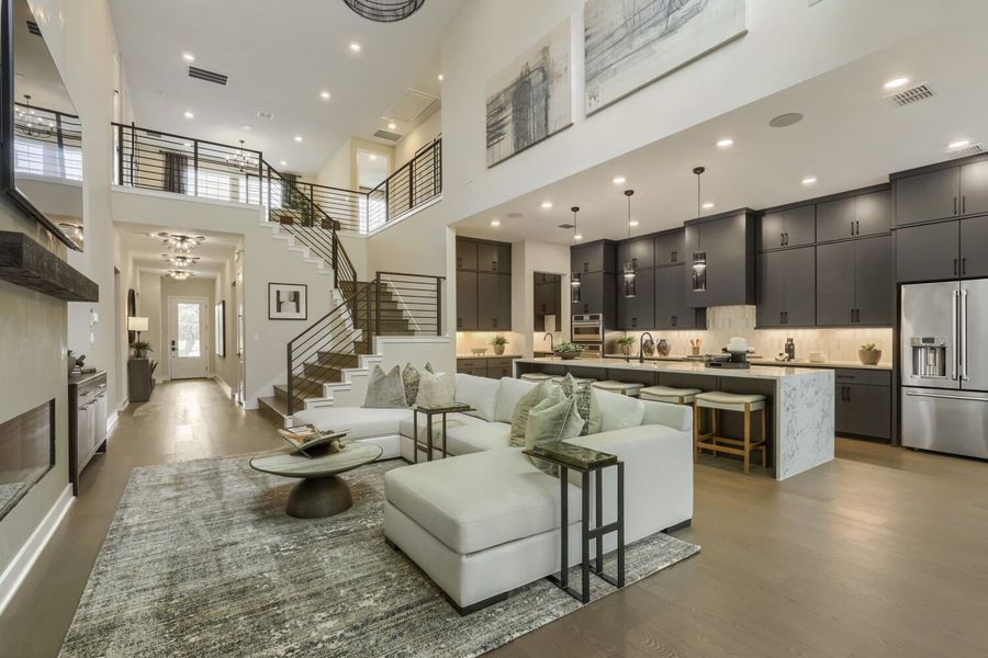 Furnished interior view inside a new home in Bluff Haven, Georgetown (Image 8).