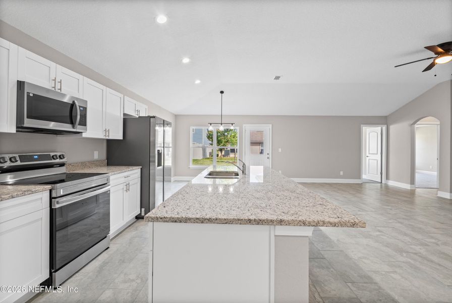 Furnished interior view inside a new home in , Jacksonville (Image 7).