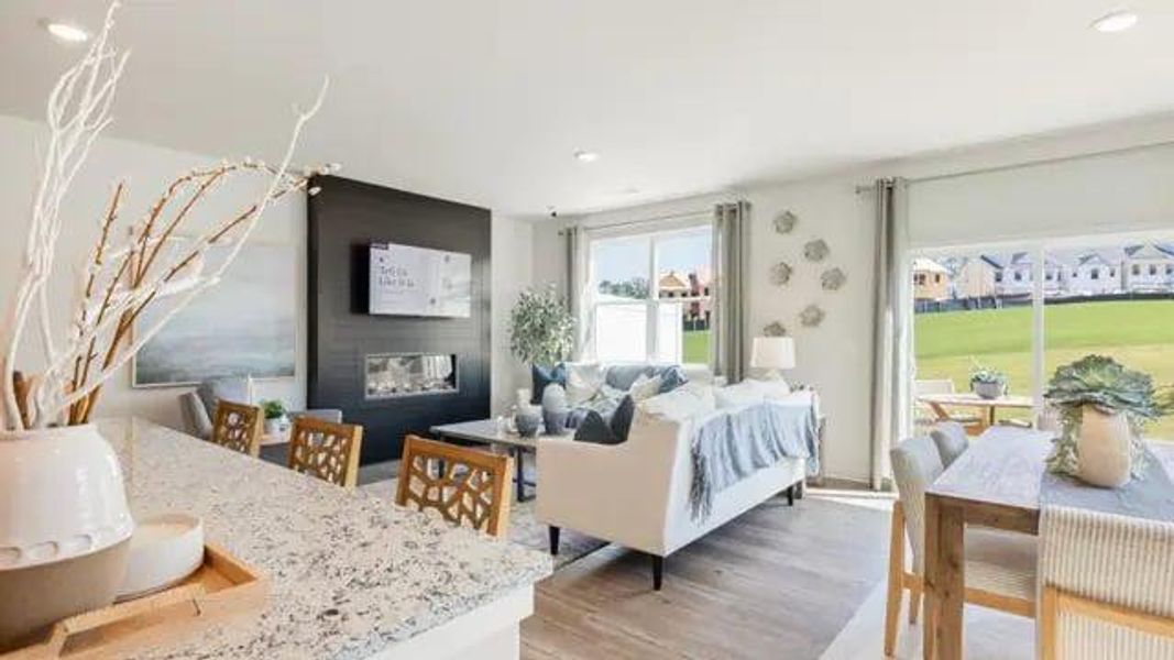 Furnished interior view inside a new home in , Lawrenceville (Image 3).