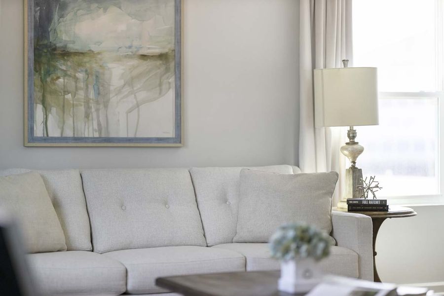 Representative furnished interior of a home built from the GALEN by D.R. Horton in The Pines at New Hampstead, Savannah (Image 10).