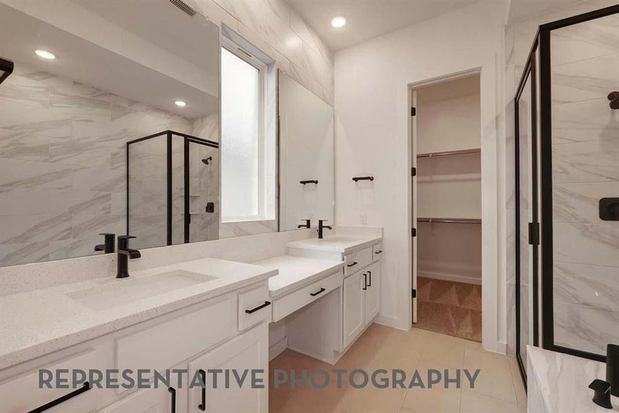 Furnished interior view inside a new home in Sandbrock Ranch, Aubrey (Image 6).