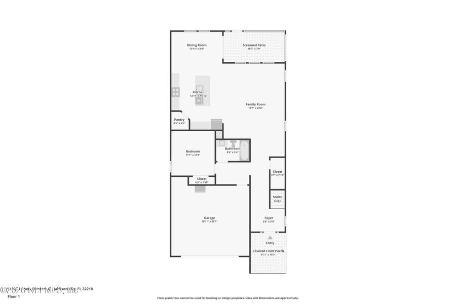 2D floor plan layout of this home in Dunns Crossing, Jacksonville, FL (Image 6). 2D floor plan layout of this home in Dunns Crossing, Jacksonville, FL (Image 6).