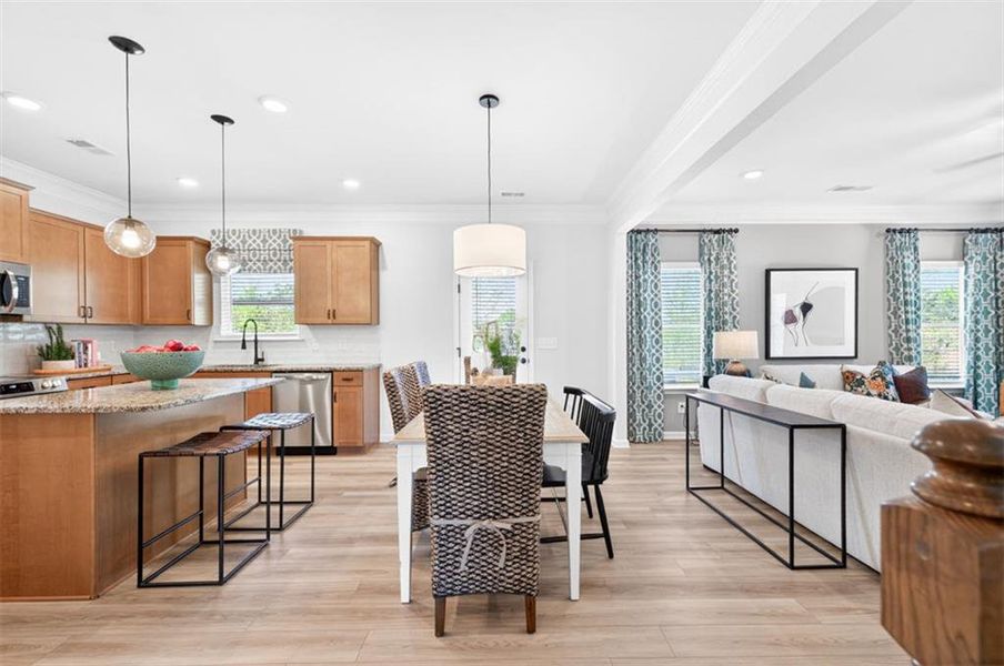 Furnished interior view inside a new home in The Stiles, Cartersville (Image 35).