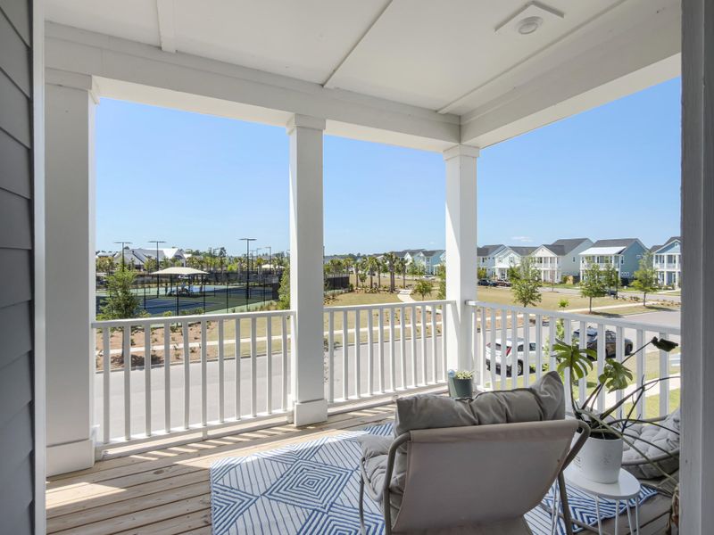 Exterior details and patio area of a home in Carnes Crossroads, Summerville (Image 29). Exterior details and patio area of a home in Carnes Crossroads, Summerville (Image 29).