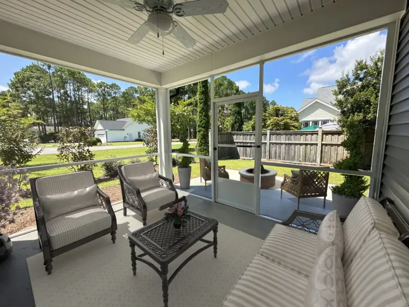 Representative exterior details of a home built from the Laurel by Stevens Fine Homes in The Bluffs at Lake Waccamaw, Lake Waccamaw (Image 3).
