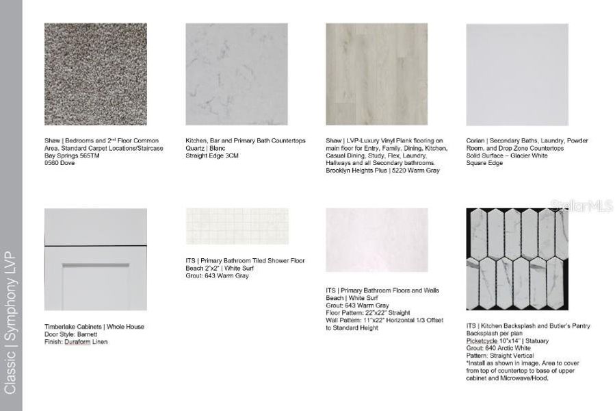 Design Selections ~ Home is under construction, selections are subject to change