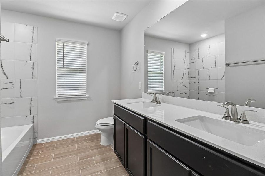 Furnished interior view inside a new home in Elevon, Lavon (Image 7). Furnished interior view inside a new home in Elevon, Lavon (Image 7).