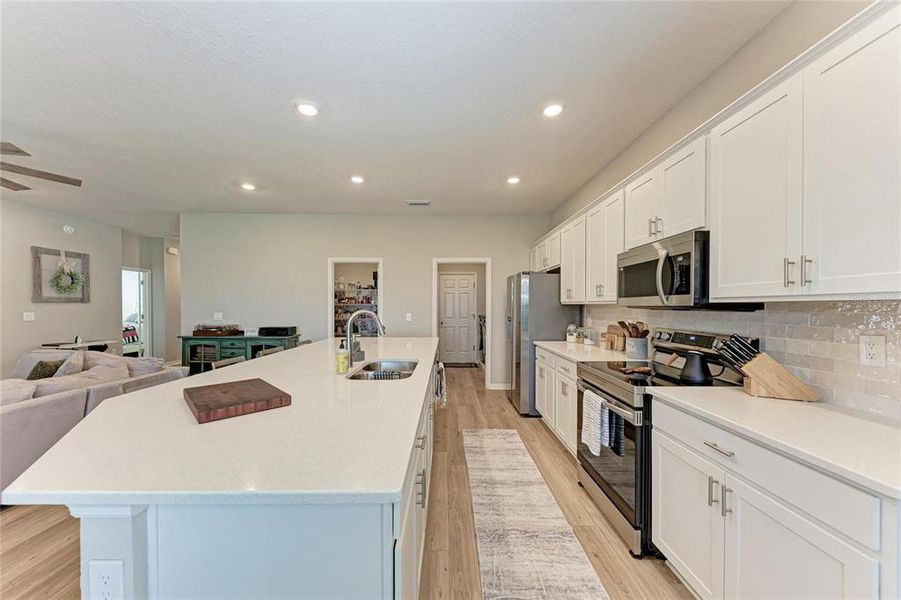Furnished interior view inside a new home in Aviary at Rutland Ranch, Parrish (Image 16).