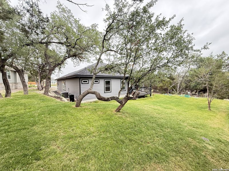 Exterior details and patio area of a home in , Spring Branch (Image 22).