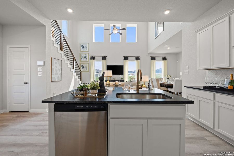 Furnished interior view inside a new home in Applewhite Meadows, San Antonio (Image 25). Furnished interior view inside a new home in Applewhite Meadows, San Antonio (Image 25).