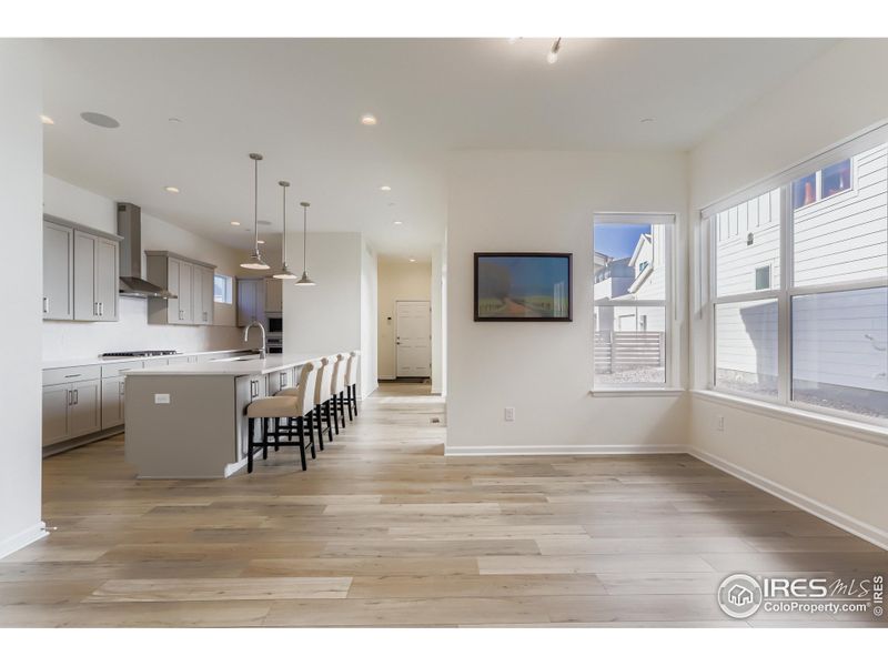 Kitchen with Additional Dining Space