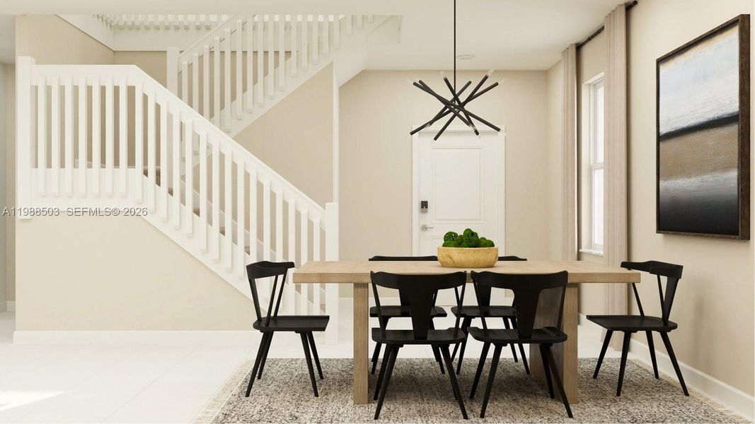 Furnished interior view inside a new home in , Homestead (Image 3).