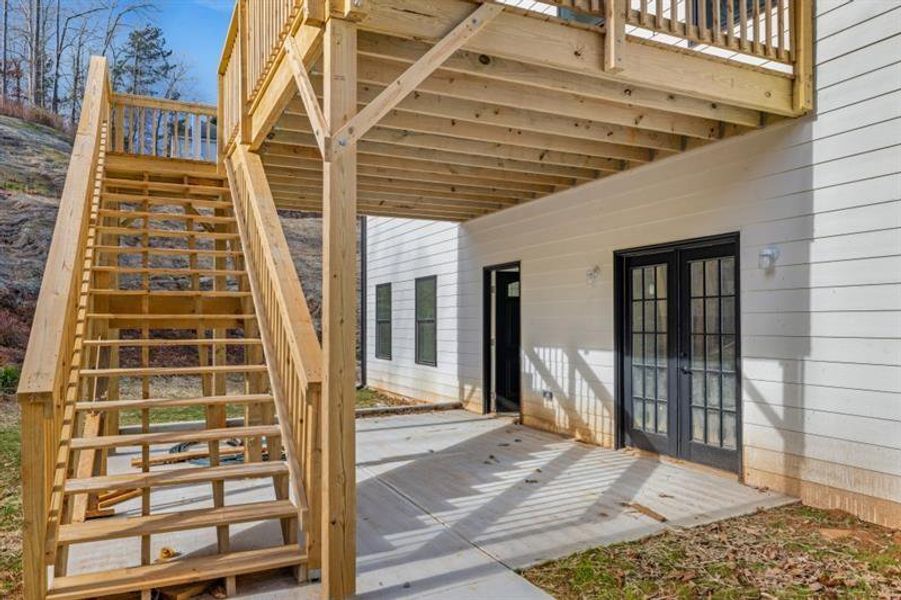 Exterior details and patio area of a home in , Snellville (Image 2).