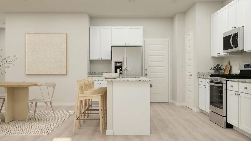 Furnished interior view inside a new home in Dawson Pointe, Summerville (Image 3).
