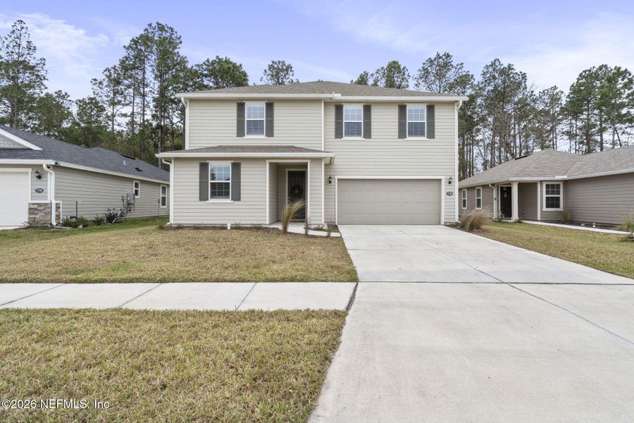 Front exterior of a new home in , Green Cove Springs, FL, highlighting curb appeal (Image 2). Front exterior of a new home in , Green Cove Springs, FL, highlighting curb appeal (Image 2).