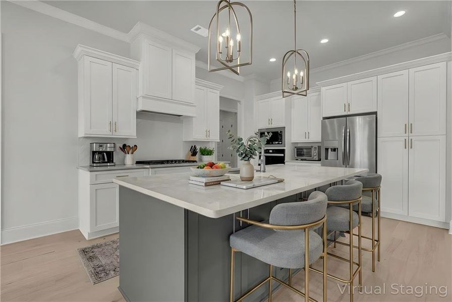 Furnished interior view inside a new home in , Gainesville (Image 20).