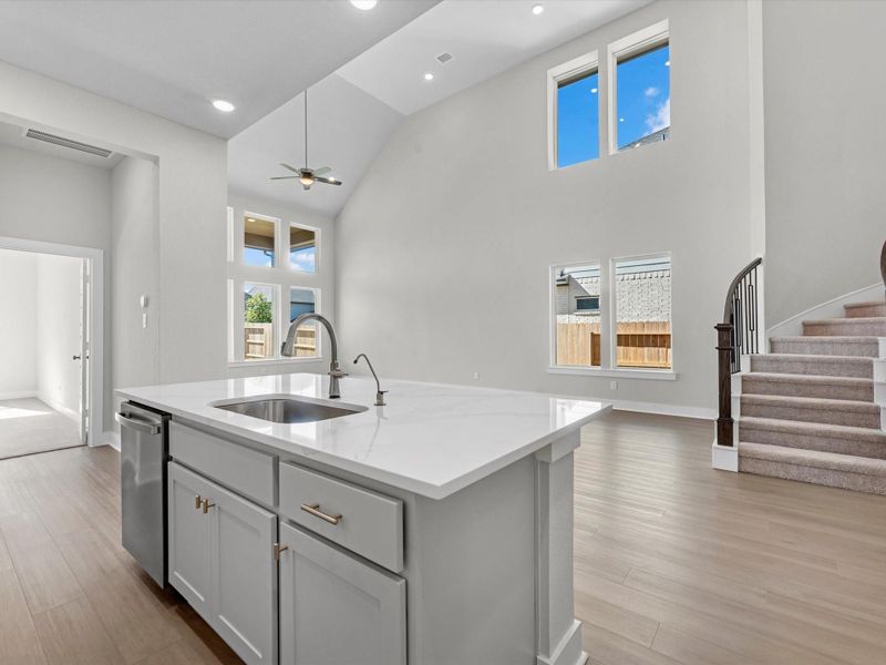 Furnished interior view inside a new home in Garden Glen at Clopton Farms, Montgomery (Image 3).