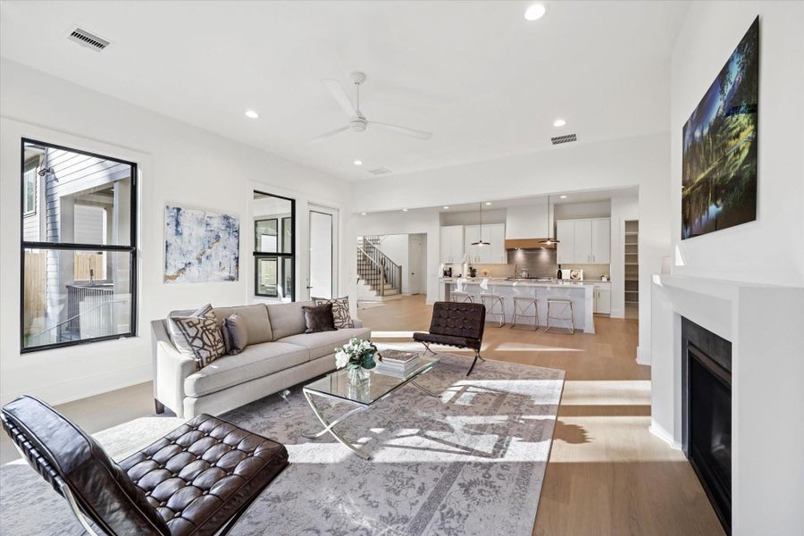 Furnished interior view inside a new home in , Houston (Image 31).