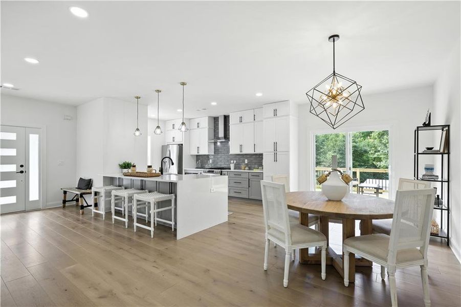Furnished interior view inside a new home in , Woodstock (Image 10).