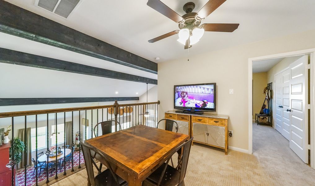 Loft overlooking great room