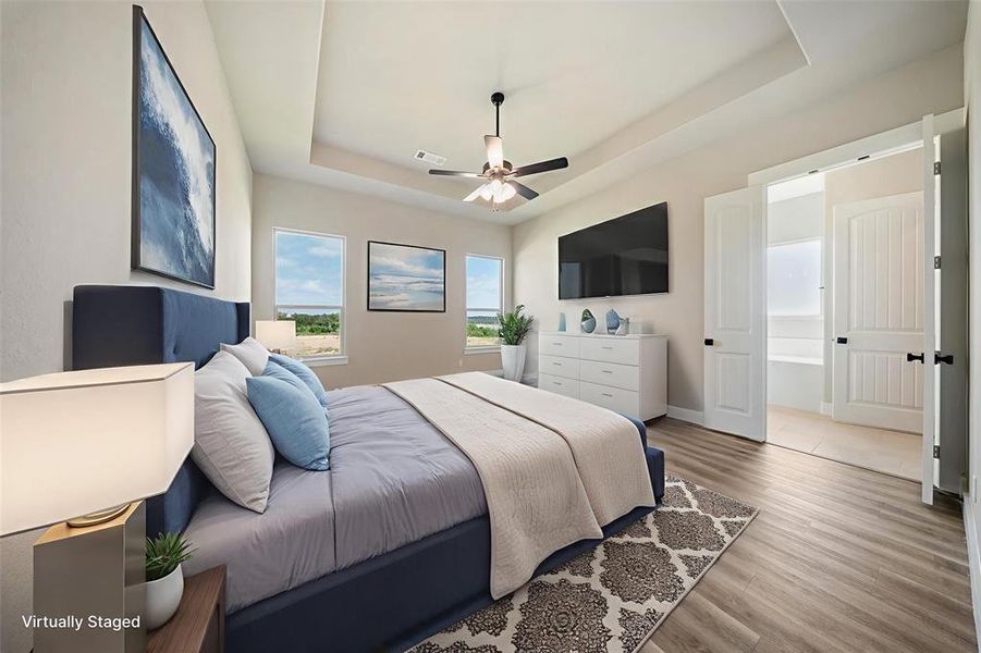 Furnished interior view inside a new home in Eagle Ridge Estates, Weatherford (Image 4). Furnished interior view inside a new home in Eagle Ridge Estates, Weatherford (Image 4).