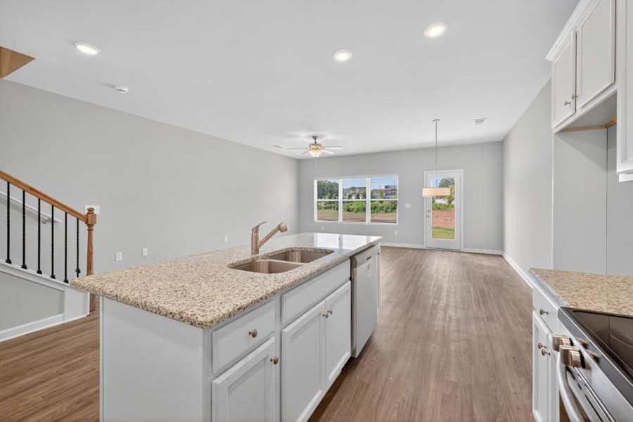 Furnished interior view inside a new home in The Reserve at Clocktower, Douglasville (Image 5).