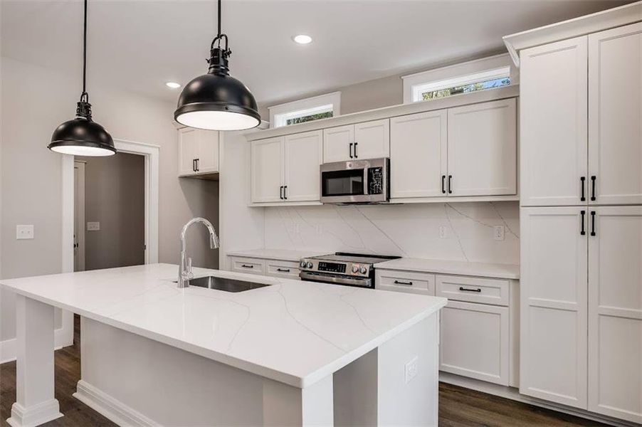 Furnished interior view inside a new home in , Bowdon (Image 11).
