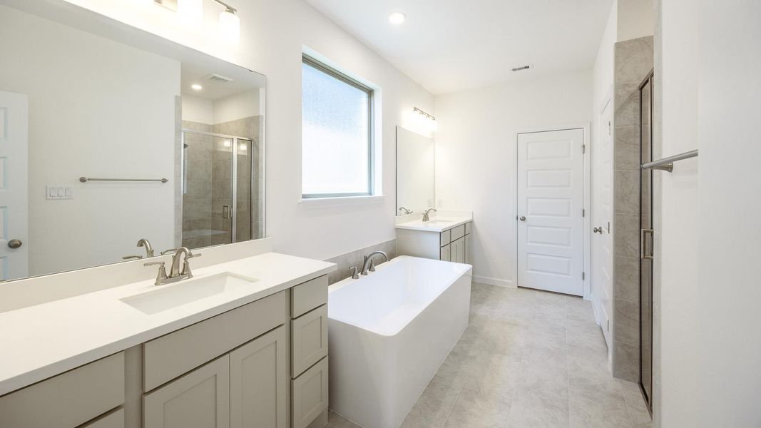 Furnished interior view inside a new home in Santa Rita Ranch - Tierra Rosa, Liberty Hill (Image 10).