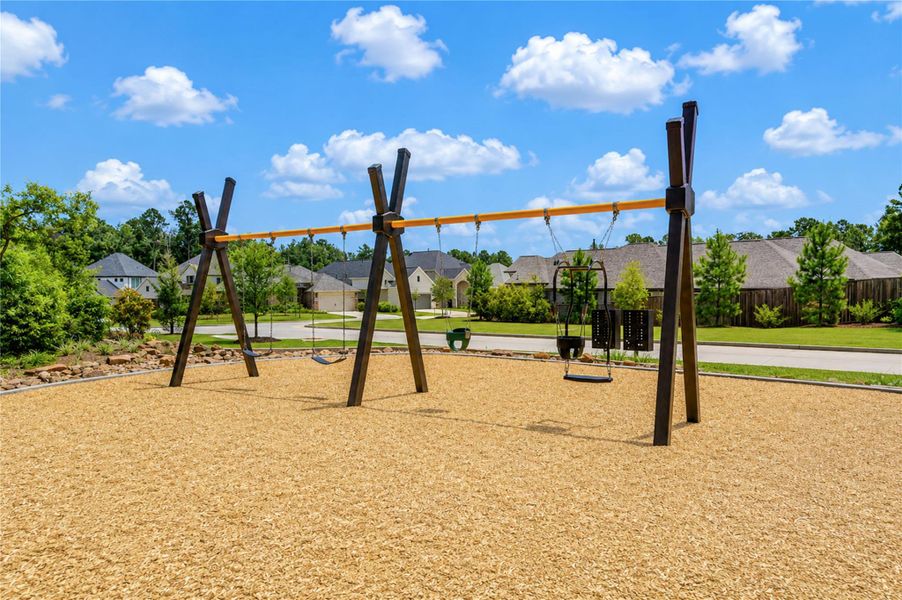 A great place to spend time outdoors with open green spaces and play areas nearby. A great place to spend time outdoors with open green spaces and play areas nearby.