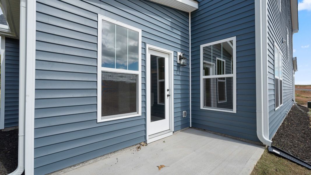 Representative exterior photo of a completed home built from the Stonefield - Finished Basement by DRB Homes in Pinebrook, Woodruff, SC (Image 18).