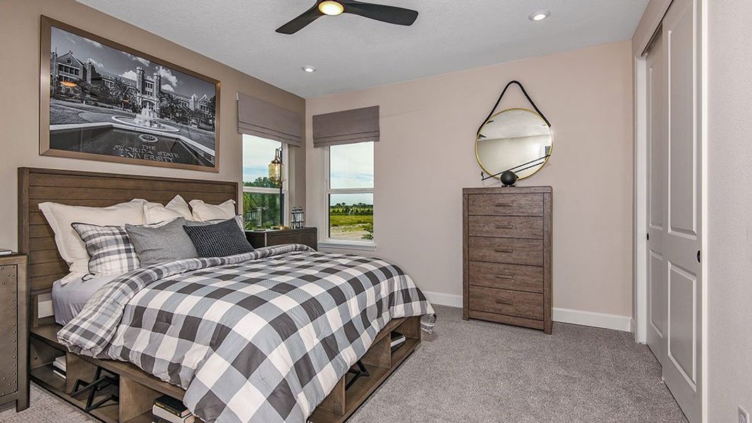 Representative furnished interior of a home built from the Sunset by Taylor Morrison in Ardisia Park, New Smyrna Beach (Image 23).