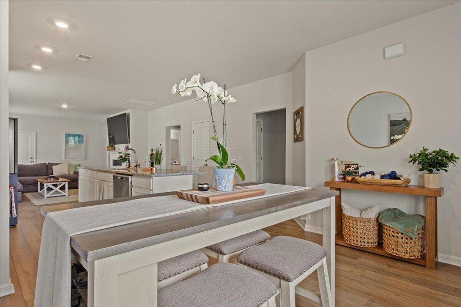 Furnished interior view inside a new home in Six Oaks, Summerville (Image 5).