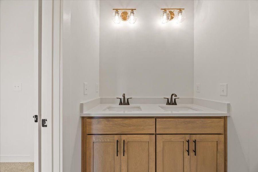 Close-up of interior finishes inside a home in Brooks Pond, Cumming (Image 14).