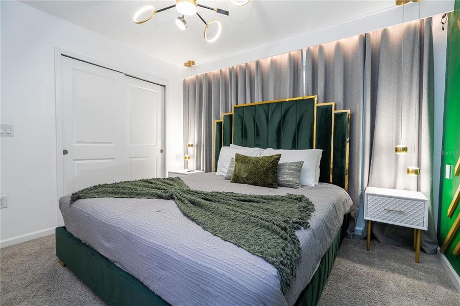 Furnished interior view inside a new home in , Kissimmee (Image 51).