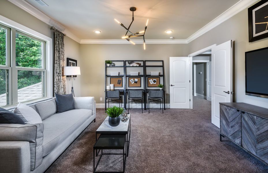 Representative furnished interior of a home built from the Worthington by Pulte Homes in The Retreat at Carolina Ridge, Harrisburg (Image 6).
