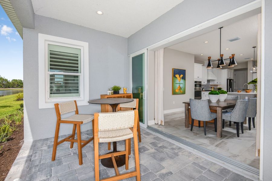 Exterior details and patio area of a home in Grand Park, Sarasota (Image 26).