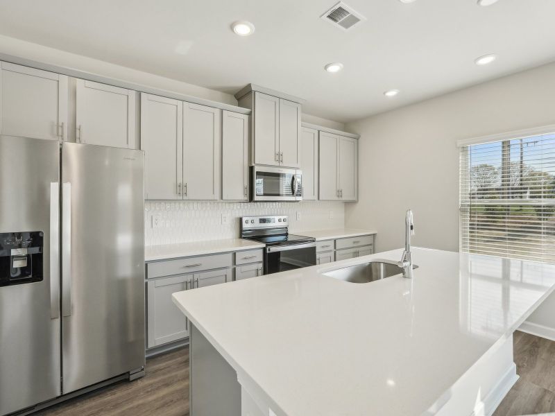 With multiple storage cabinets, you'll never run out of room for your kitchen essentials.