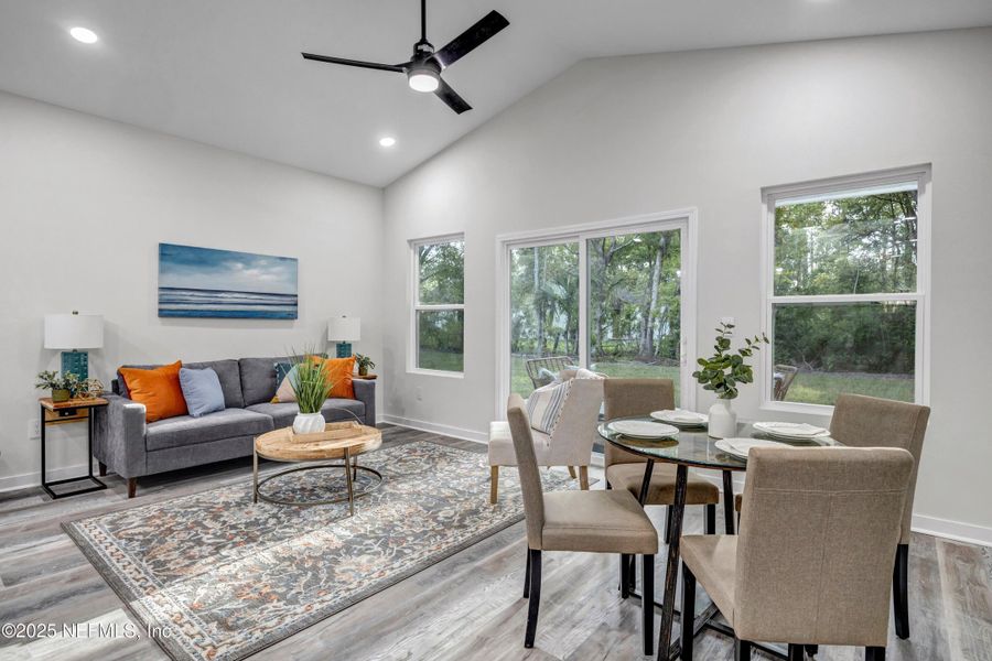 Furnished interior view inside a new home in , Baldwin (Image 29).