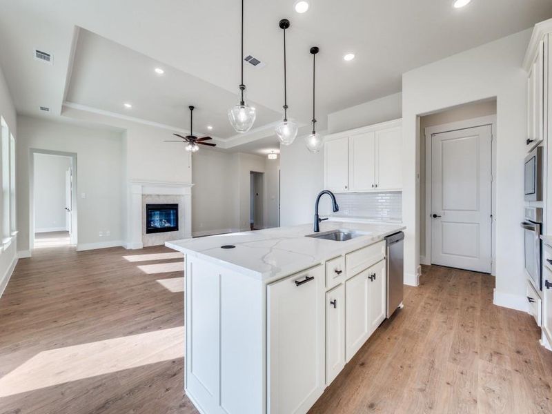 Furnished interior view inside a new home in Ladera Little Elm, Little Elm (Image 8).