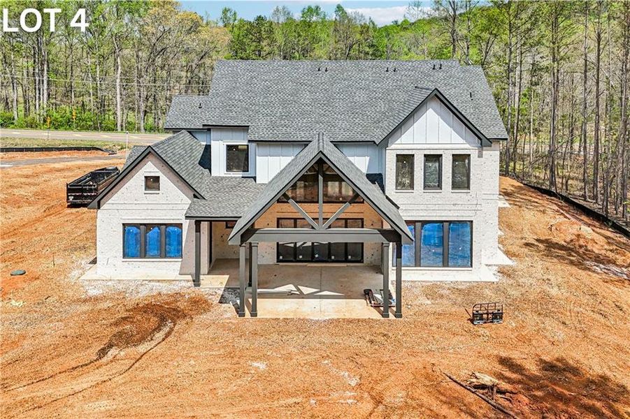 In-progress construction of a new home in , Braselton, GA (Image 9).
