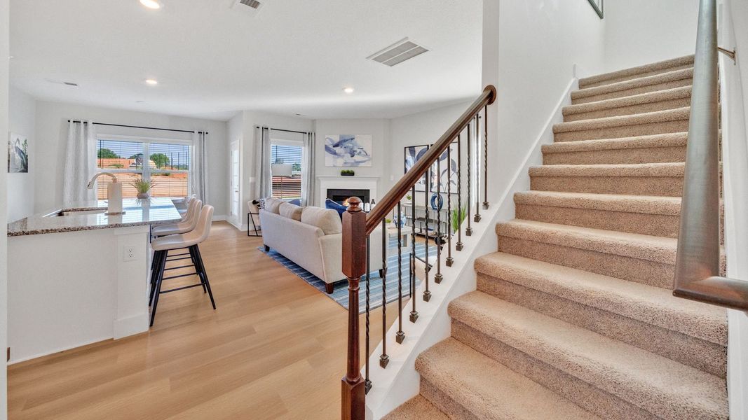 Furnished interior view inside a new home in Fieldcrest Acres, Blountville (Image 17).