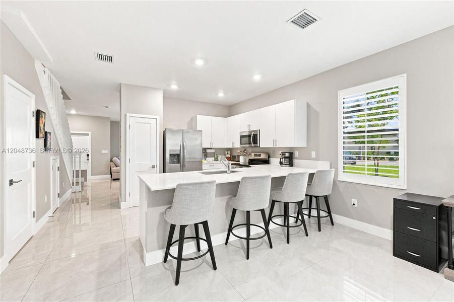 Furnished interior view inside a new home in , Miami (Image 22). Furnished interior view inside a new home in , Miami (Image 22).